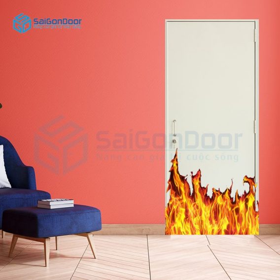 Cửa thép ngăn cháy P1